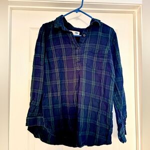Flannel maternity top (medium)